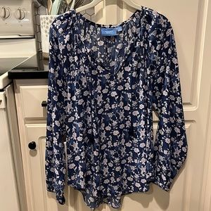 Simply Vera by Vera Wang floral blouse size large